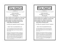 Duplex Version - Polymath Software