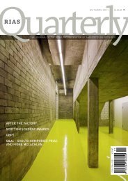 RIAS Quarterly, Issue 7 (Autumn 2011) - The Royal Incorporation of ...