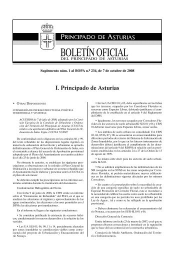 Suplemento BOPA - Gobierno del principado de Asturias
