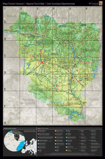 Mapa turístico de la provincia de Huesca - Diputación Provincial de ...