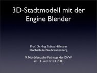 3D-Stadtmodell mit der Engine Blender