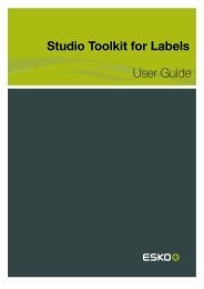 Studio Toolkit for Labels User Guide - Esko Help Center