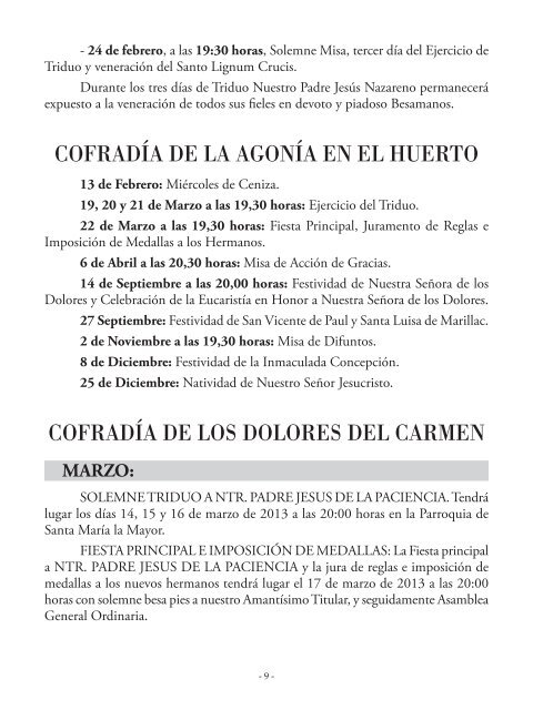 00 horario andujar 2013.indd - Ayuntamiento de Andújar
