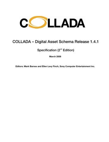 COLLADA 1.4.1 Specification - Khronos Group
