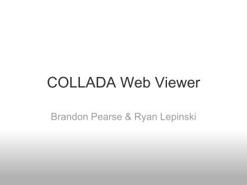 COLLADA Web Viewer