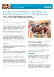 Quantitation of collagen in meat extracts using the API ... - AB Sciex