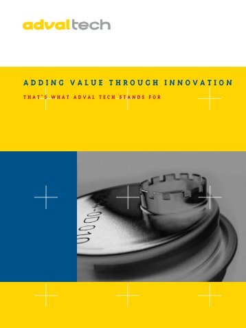 Corporate Brochure (pdf) - AdvalTech