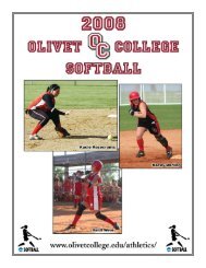 Softball - Olivet College