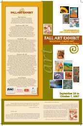 Fall art exhibit - Wabash College