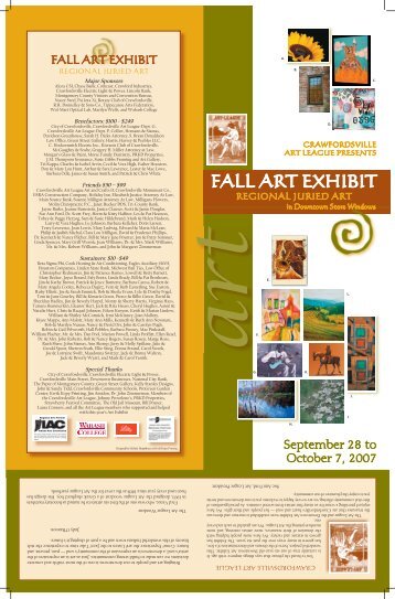 Fall art exhibit - Wabash College