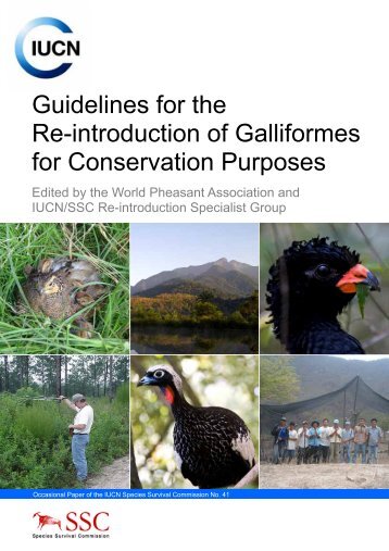 Galliforme Guidelines 260409 - IUCN