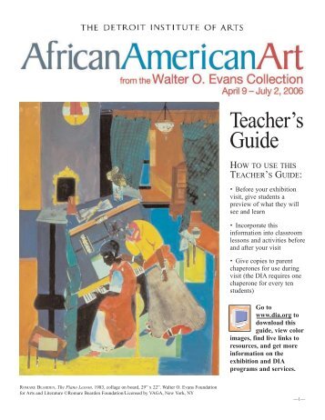 Evans Teacher Guide w web rev 031406.qxp - Detroit Institute of Arts
