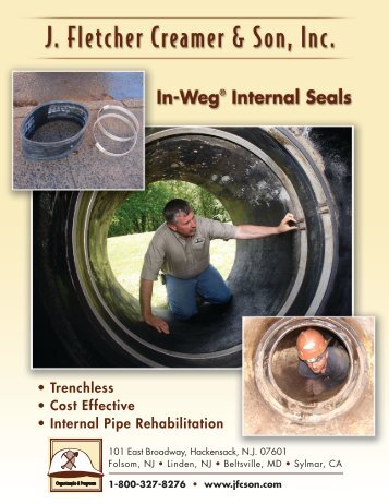 IN-WEG INTERNAL PIPE SEALS PDF File - J. Fletcher Creamer ...