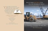 SITE DEVELOPMENT PDF File - J. Fletcher Creamer & Son, Inc.