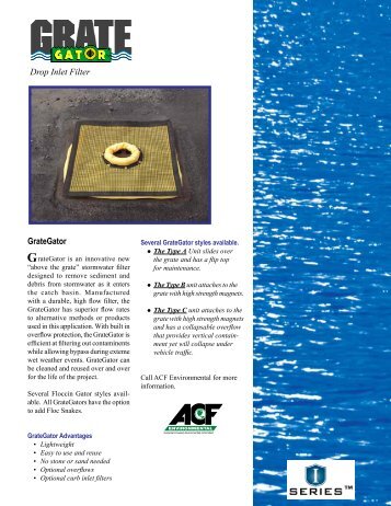 1. GrateGator Brochure - ACF Environmental