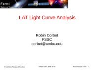 LAT Light Curve Analysis - Fermi - NASA