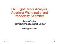 LAT Light Curve Analysis: Aperture Photometry and ... - Fermi - NASA