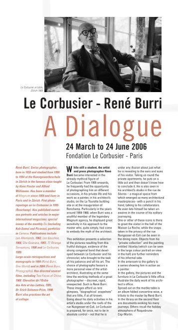 René Burri - Fondation Le Corbusier