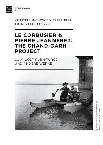 Le Corbusier & Pierre Jeanneret - Galerie Anton Meier