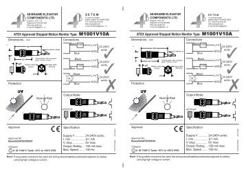 M1001V10A - 4B Braime Elevator Components