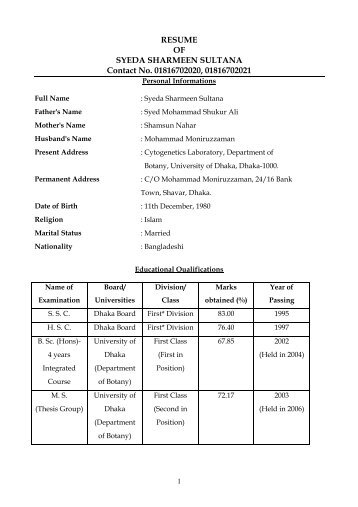 to read full profile of Syeda - Dhaka University