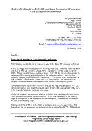 Letter PO to Semple Fraser - Staffordshire Moorlands District Council