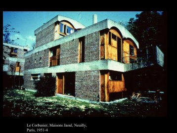 Le Corbusier, Maisons Jaoul, Neuilly, Paris, 1951-4