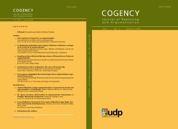 COGENCY COGENCY - Cogency - Universidad Diego Portales