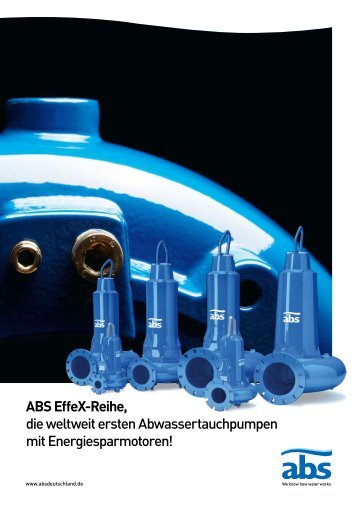 ABS EffeX-Reihe - Franz Suter GmbH Pumpen und Systeme