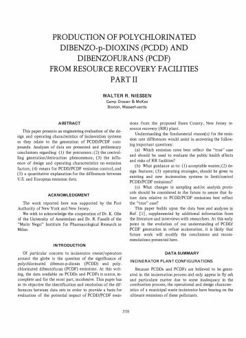 Production of Polychlorinated - The Fu Foundation School of ...