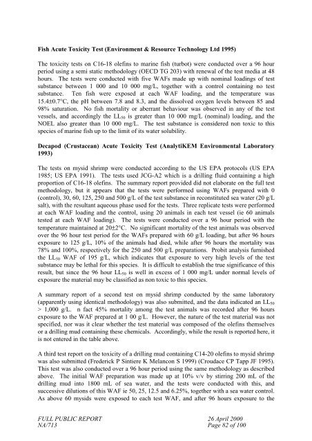 GULFTENE C16-18 ISOMERISED OLEFINS - NICNAS