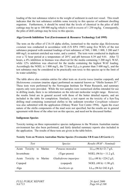 GULFTENE C16-18 ISOMERISED OLEFINS - NICNAS