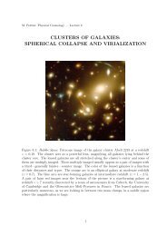 spherical collapse and virialization - University of Cambridge