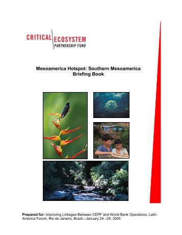 Mesoamerica Hotspot - Critical Ecosystem Partnership Fund