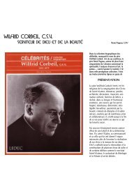 Wilfrid Corbeil, CSV, serviteur de Dieu et de - Viateurs du Canada