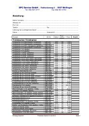 Preis/Bestellschein in PDF - Sutter Vertrieb