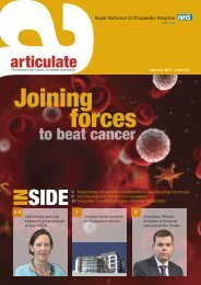 Articulate February 2011 - Royal National Orthopaedic Hospital ...