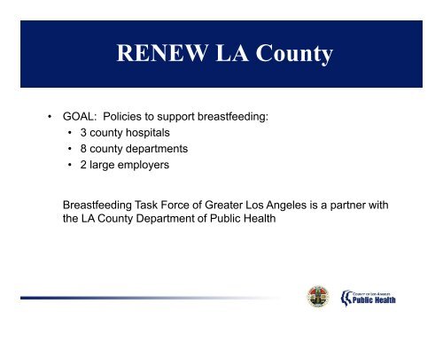 Genevieve Colvin - California Breastfeeding Coalition