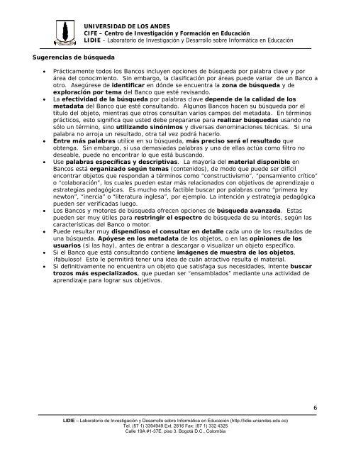 Técnicas efectivas de búsqueda, evaluación y ... - Diego Leal