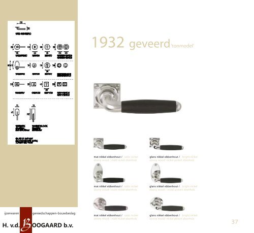 De kleine deurkrukken catalogus die de tand des ... - H. vd Boogaard