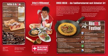 Restaurantsortiment - Swiss Break