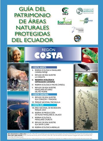 Guía de la RE Cotacachi Cayapas - Ministerio del Ambiente