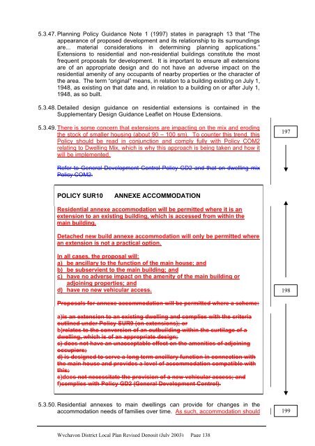 Revised Deposit Plan - Wychavon District Council