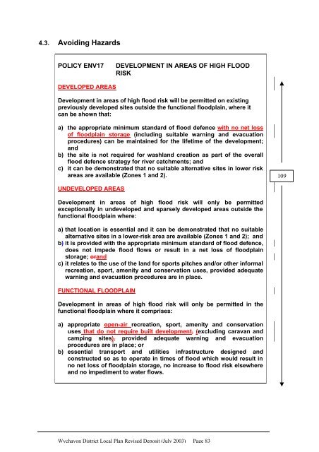 Revised Deposit Plan - Wychavon District Council