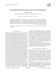 The Synchronous Division of Dictyosomes at the ... - Annals of Botany