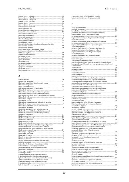 Lista de especies marinas de Canarias. Algas, Hongos