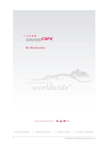 ESI World plan - Swisscare