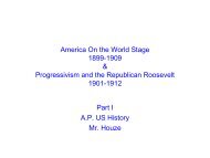 America On the World Stage, 1899-1909, Ch 28, Part I