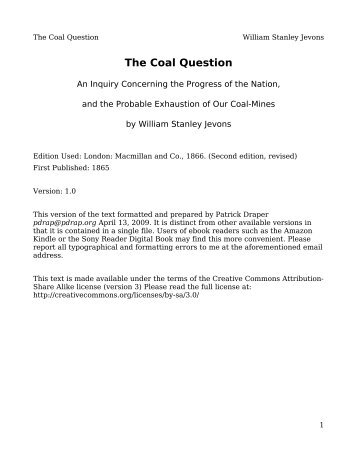 The Coal Question