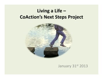 Living a Life – CoAction's Next Steps Project